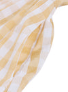 Women Vintage Sleeveless Tank Yellow Tartans A-Line Dress Detail View